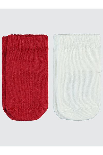 Civil Baby 6-18 Months Red Baby Girl Anti-Slip Socks Set