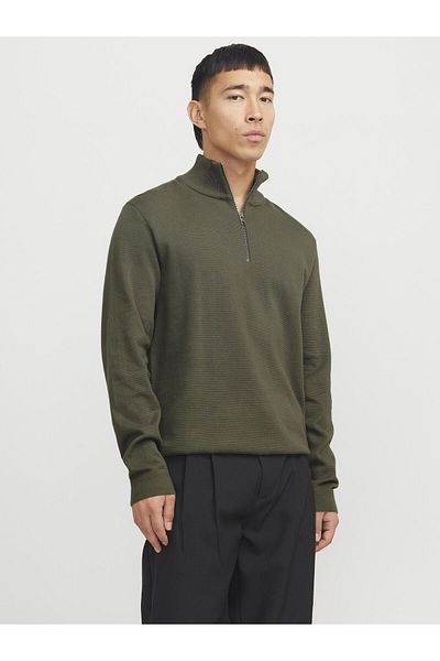 Jack & Jones Premium Strickpullover Einfarbig Strickpullover