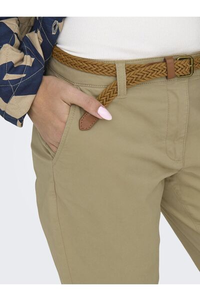 JDY Chino Hose JDYCHICAGO Mittlere Taille Weiter Beinschnitt Chino Hose