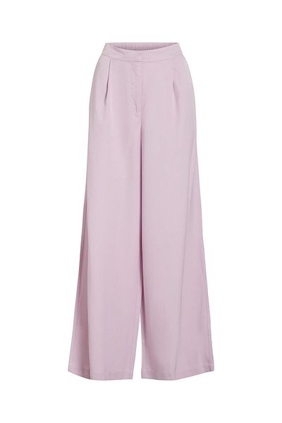 VILA Hose mit weitem Bein High Waist