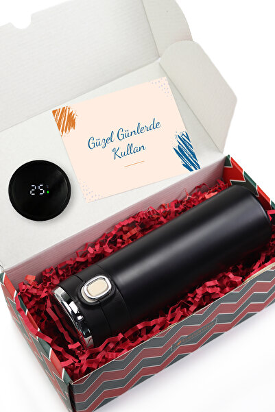 Trendmiya Özel Kutusunda 450 ML Kilitli Dereceli Termos