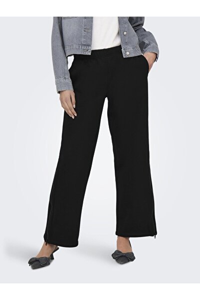 ONLY Jogginghose ONLELLIOT Mittlere Taille Weiter Beinschnitt Jogginghose