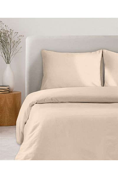Evim 100% Cotton Akfil Duvet Cover Set Double 200X220 cm Powder