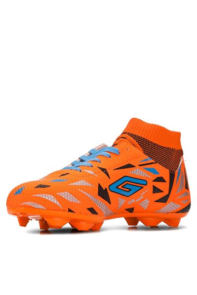 LALİGA 571 Model Orange Football Cleats - Turf and Astroturf Shoes, Narrow Fit (Buy 1 Size Larger)
