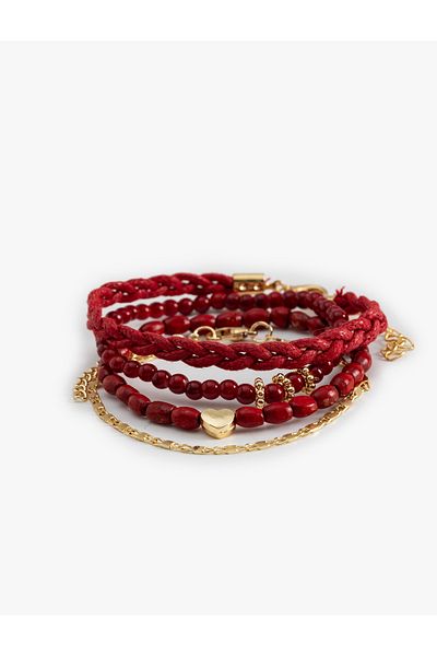 Koton Bead Detailed 3-Piece Bracelet Set