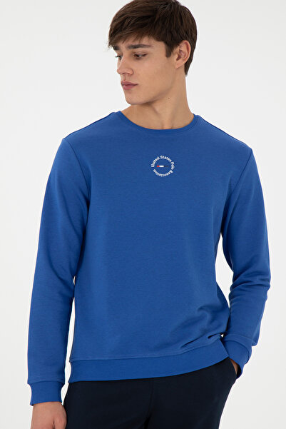 U.S. Polo Assn. Erkek Saks Sweatshirt 50293436-VR045