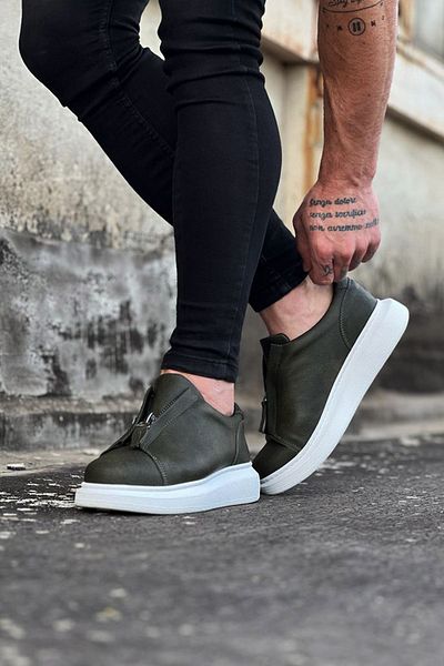 Wagoon Wg010 Χακί Ανδρικά Casual Παπούτσια