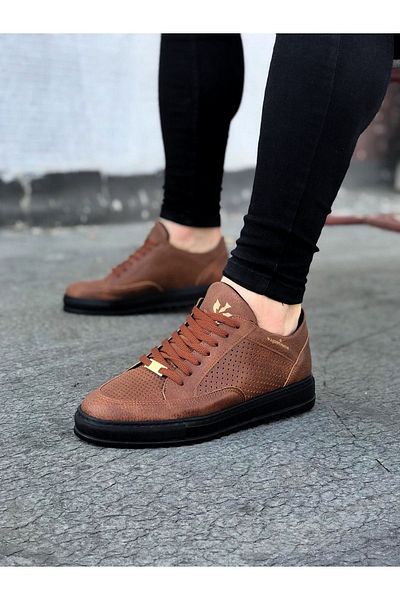 Wagoon Ανδρικά casual παπούτσια Wg505 Tan Charcoal