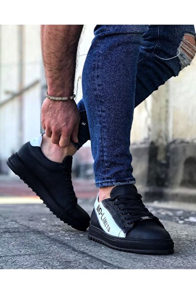 Wagoon WG027 Charcoal White No Limit Men's Casual Shoes