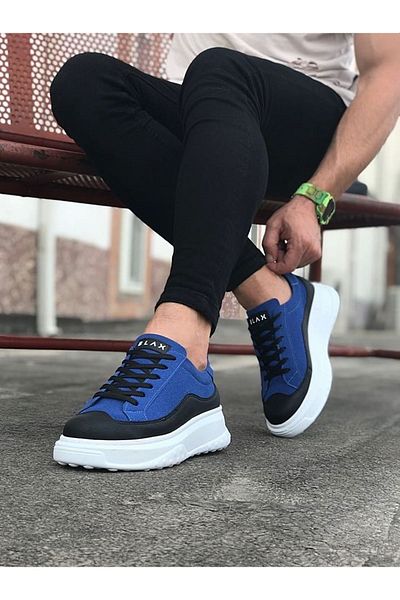 Wagoon Wg507 Black Blue Pantofi pentru bărbați