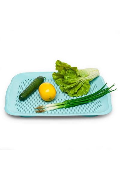 Gondol Cutting Board with Strainer Blue Set of 3