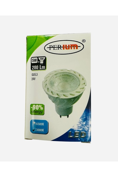 YM PERIUM GU5.3 24V çanak led ampul 5W 280lm 3000K
