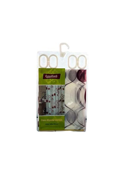 ROYALFORD Peva Shower Curtain, Quality PVC Material, RF4686