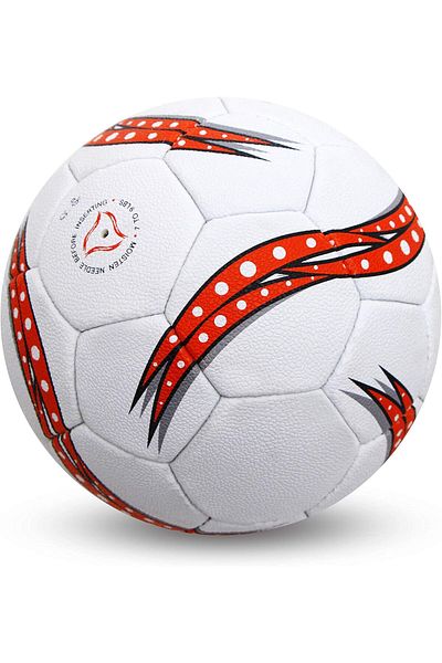 Nivia Synthetic Handball | White | 32 Panel | Unisex | Rubberized Hand Stitched |Match Ball