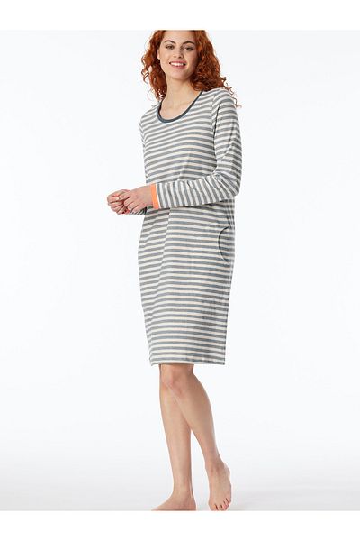 Schiesser Nachthemd Casual Essentials Nacht-hemd Schlafmode Sleepwear
