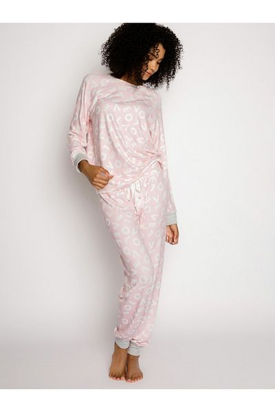 PJ Salvage Pyjamahose Live Life Gratefully Schlaf-hose Pyjama Schlafmode
