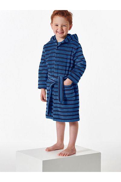 Schiesser Bademantel Boys World Bade-mantel Sauna Morgen-mantel