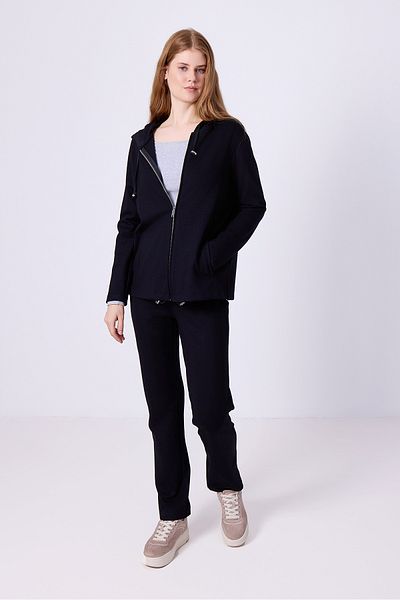 Masha Kate Pantaloni tricotati din otel