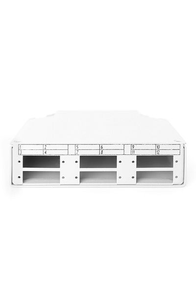 Digitus DN-96890 صندوق ربط السكك الحديدية DIN لمقرنات 6x SC/DX، اللون رمادي