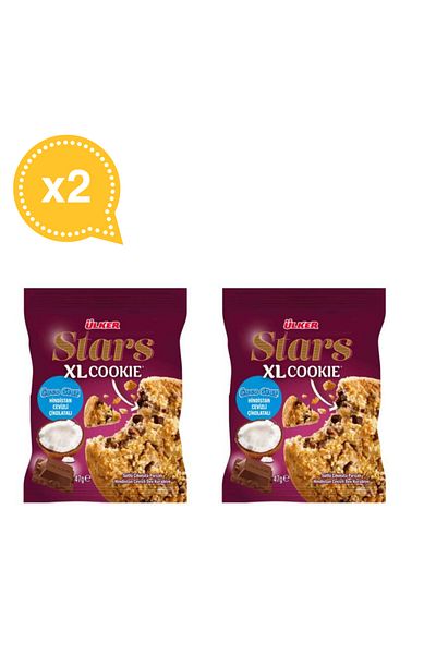Ülker Ülker Stars XL Coconut Chocolate Cookie 47 Gr X 2 Pieces
