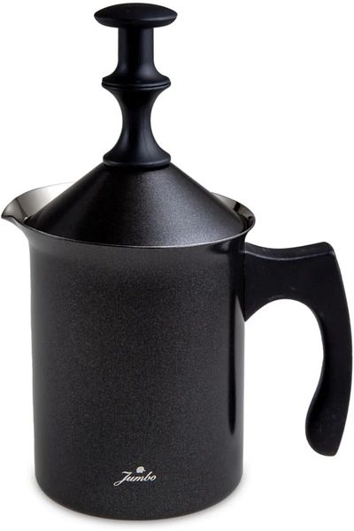 STOREMAX Jvnnastore Timeless Venti Black Steel Milk Frother 400 ml Trendyfr 646268