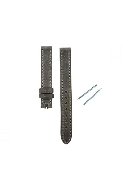 RODER KORDON N1001W NUBUK DERİ KORDON - GRİ-BEYAZ - 14MM