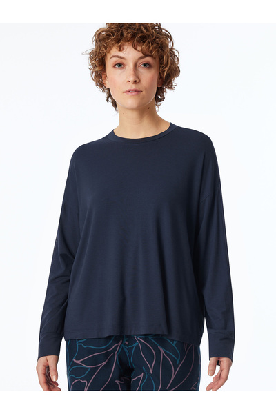 Schiesser Pyjamaoberteil Mix & Relax Schlaf-Oberteil Nachthemd Sleepshirt