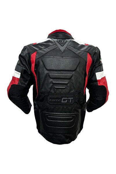 Forte GT 2001077 Simurg Deri Full Koruma Mevsimlik Motosiklet Montu XL Beden Siyah