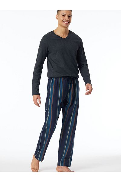 Schiesser Pyjamahose Mix & Relax Flanell