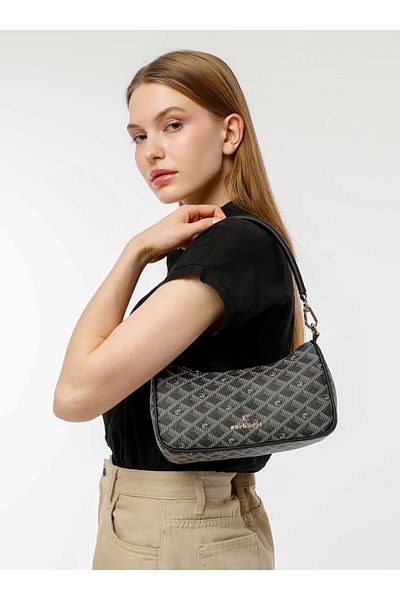 Cacharel Black Shoulder Bag - Model C-092