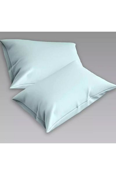 GERCELLA Water Green 50x70 cm 100% Βαμβακερή Μαξιλαροθήκη Μαξιλαροθήκη - 2 Τεμάχια