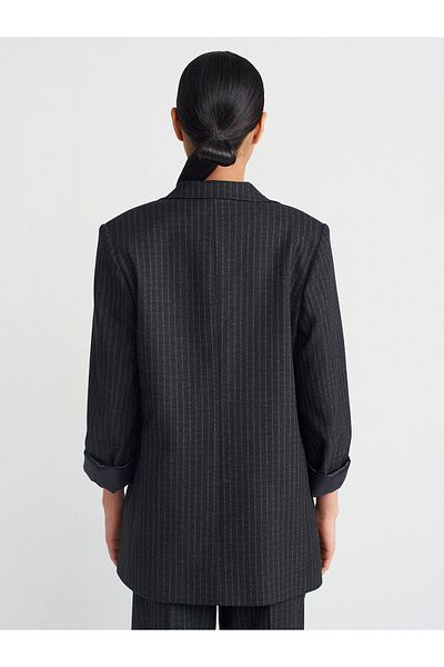 Dilvin 60758 Blazer deschis-negru