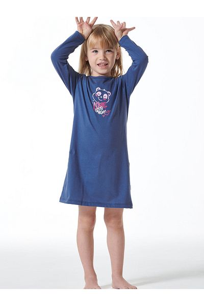 Schiesser Nachthemd Girls World Nacht-hemd Schlafmode Sleepwear