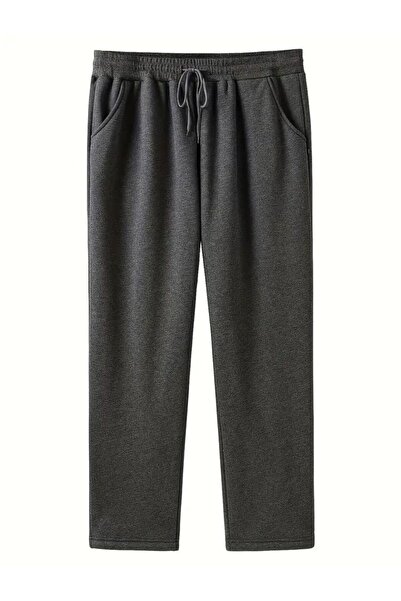 FİTGO Anthracite Unisex Oversize Φούτερ με ίσιο πόδι