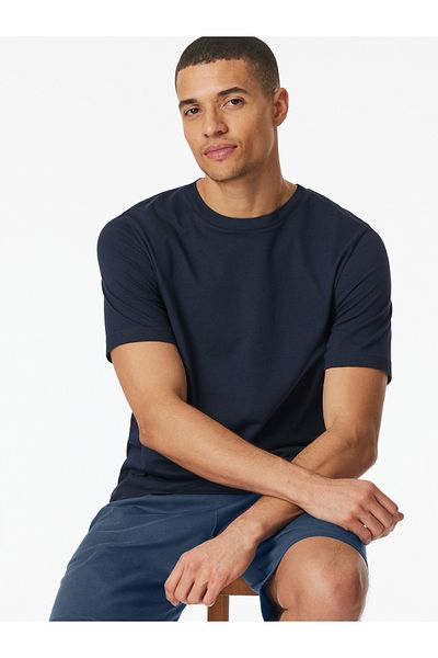 Schiesser Pyjamaoberteil T-shirt - Mix Relax Schlaf-oberteil Nachthemd Sleepshirt