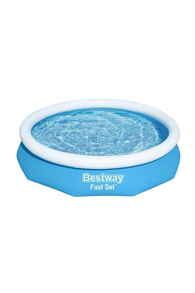 BESTWAY Inflatable Family Swimming Pool Set 305x66cm | Family Pool For Summer | Fast Set-up, No Tool Needed!