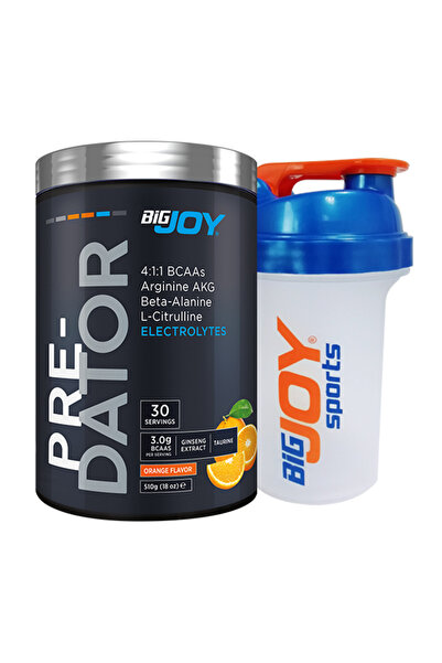 Bigjoy Sports Preworkout Predator Portakal Aroma 510g Pre-workout Güç Ve Performans Aminoasit
