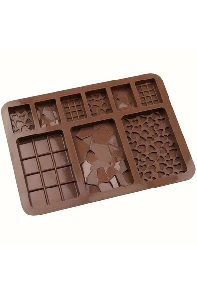 Generic Brand Cookie Chocolate Mold - Reusable Flexible and Non-Stick - Dubai Chocolate Mold