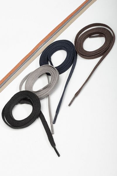 TexFoot Flat Cotton Waxed Sneakers and Boots Laces 120 cm