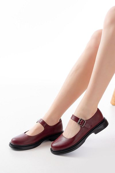 serkanseyyid YSN-4444 Claret Red Casual Παπούτσια