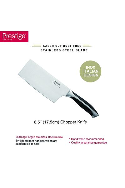 Prestige Ultimate 6.5" (17.5 Cm) CHOPPER KNIFE | Rust Free Stainless Steel Blade - PR57548