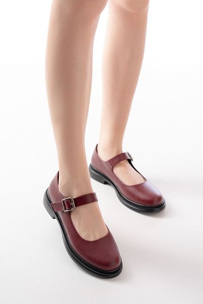 serkanseyyid YSN-4444 Claret Red Casual Παπούτσια