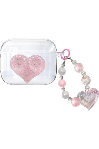 Dmay Samsung Galaxy Buds 3 Pro Uyumlu Silikon Kılıf Anahtarlıklı Kılıf [gampa...