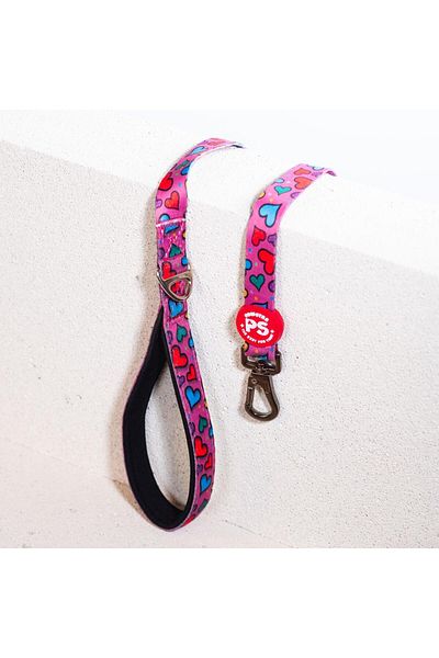 Pawstar Hearts Leash Cat Dog Ship & Walk Strap Dog Extension Collar