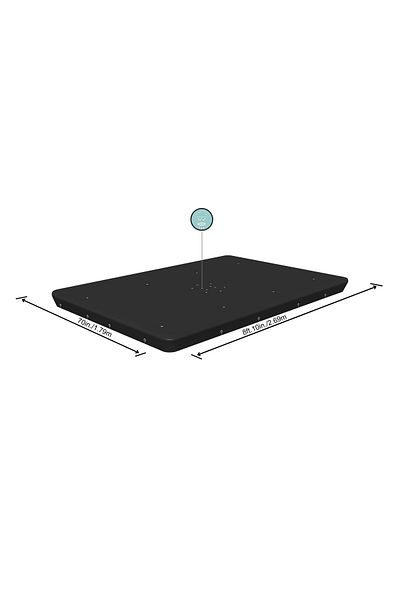 BESTWAY Flow Clear Pvc Swimming Pool Cover 282x196cm