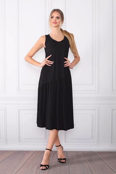 aytemas Skirt Bias Gathered Sleeveless Dress