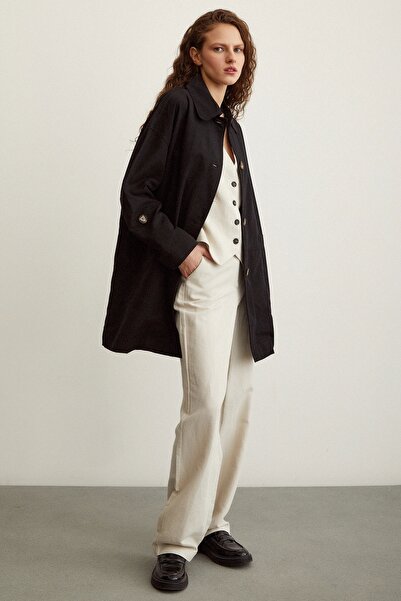 TRENDQUEL Torba Cepli Trençkot Siyah