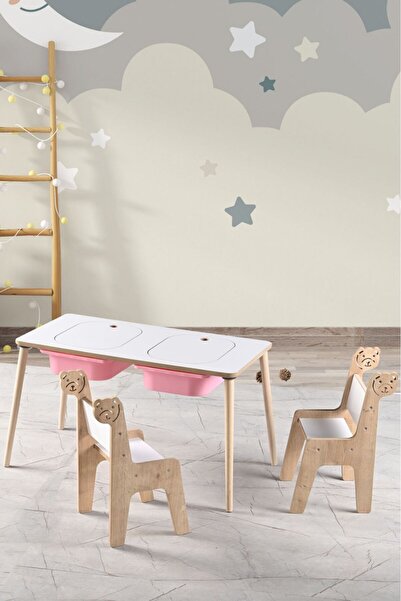 Ayaz مجموعة كراسي طاولة للأطفال للعبة والأنشطة