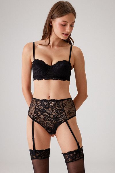 Pierre Cardin 4802 Комплект бельо Cenova от 3 части с висока талия и жартиери