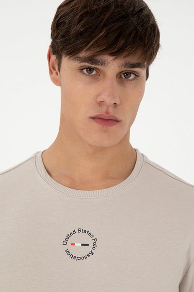 U.S. Polo Assn. Men's Stone Sweatshirt 50293436 -Vr049